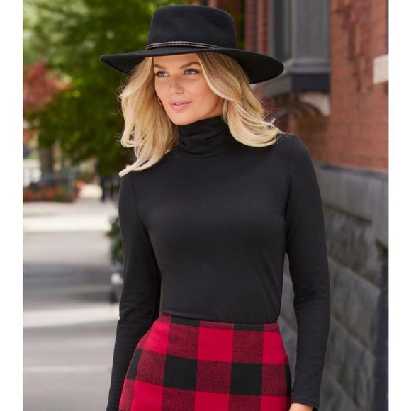 Boston Proper Black Turtle Neck - Picture 5 of 7